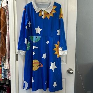 Ms. Frizzle Costume with Earrings